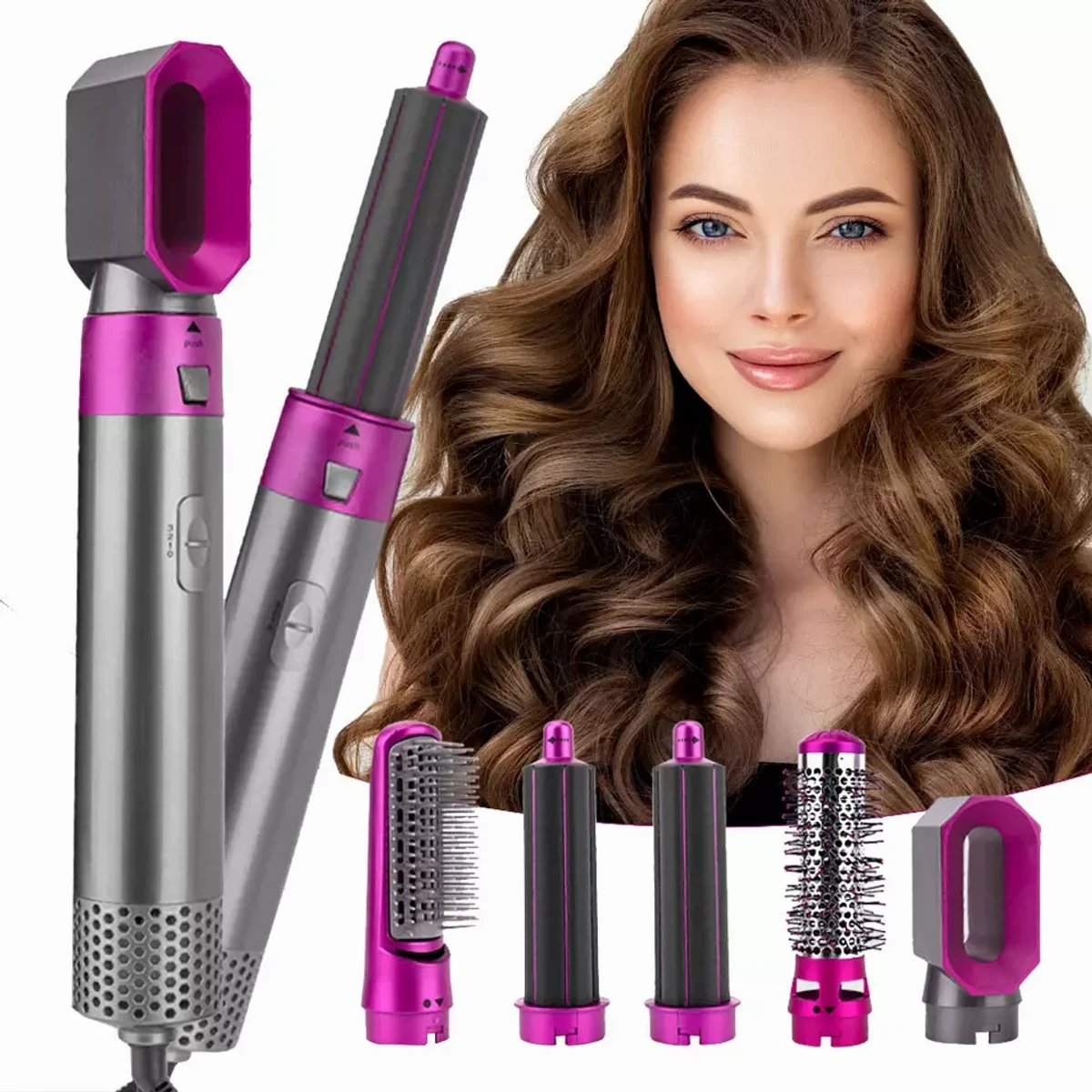 5 IN 1 Hair Straightener Brush