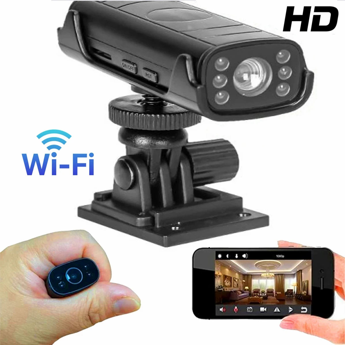 Smart Rechargeable Wi-Fi Camera F3