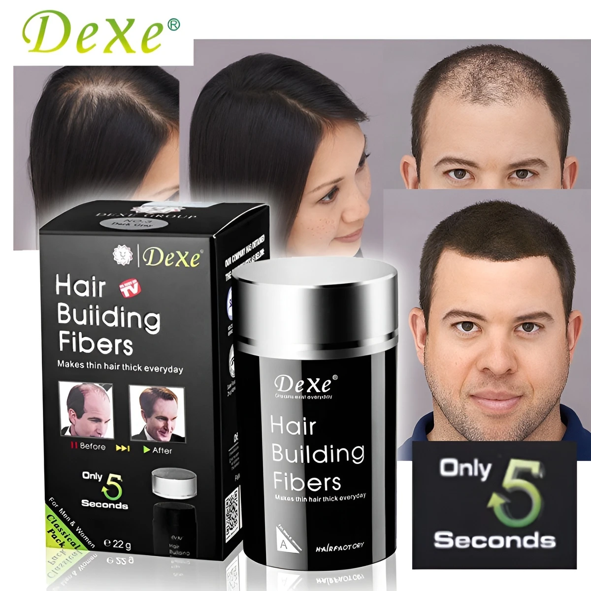 Dexe Hair Building Fiber