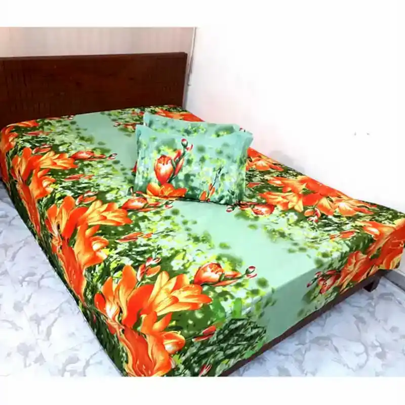 Double Size Cotton Bed Sheet 3 pcs 547