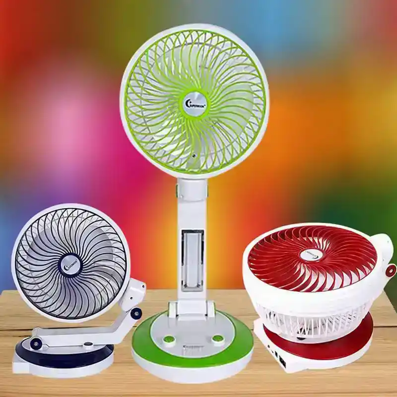 SuperMoon Rechargeable Table Fan Plus Light