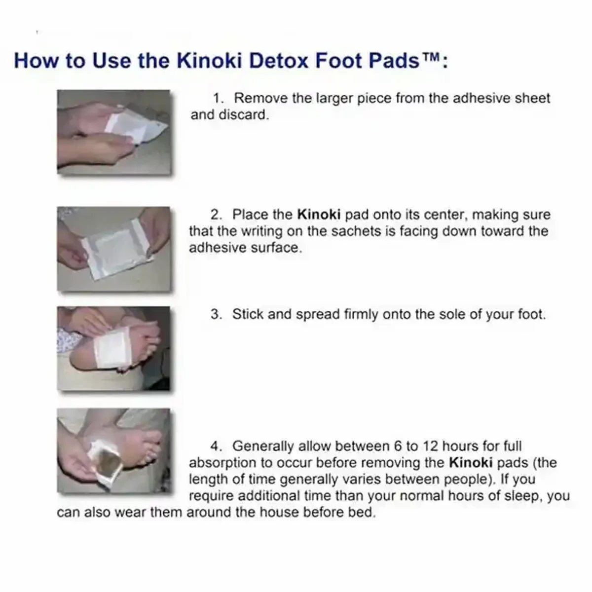 kinoki detox foot pad 3 packet 30 pcs