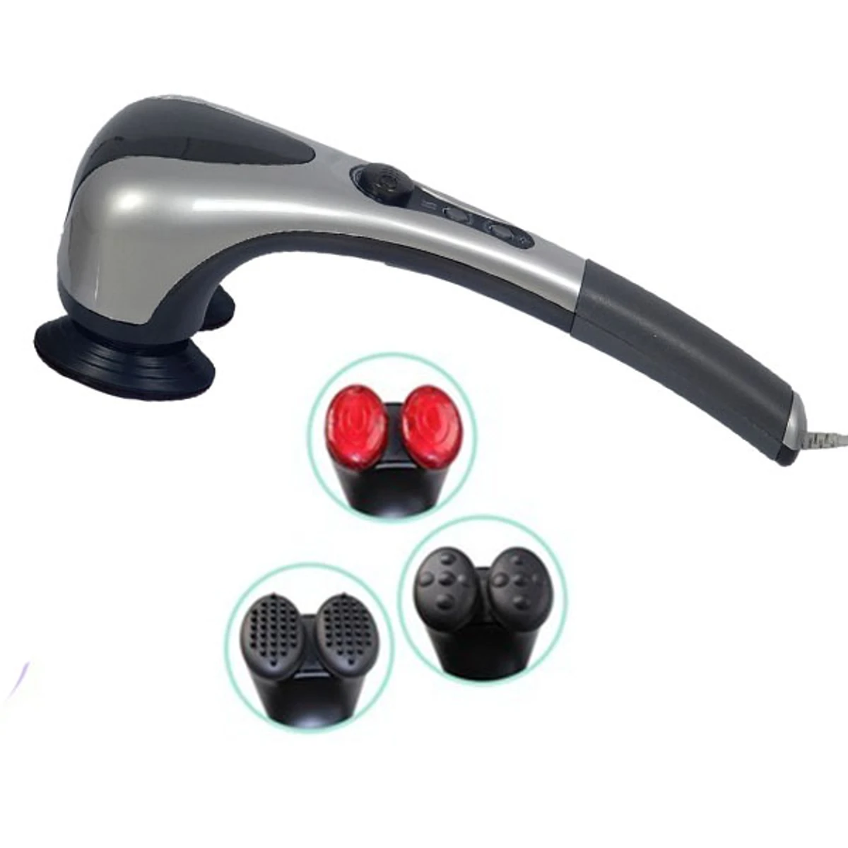 Double Heads Heating Massager