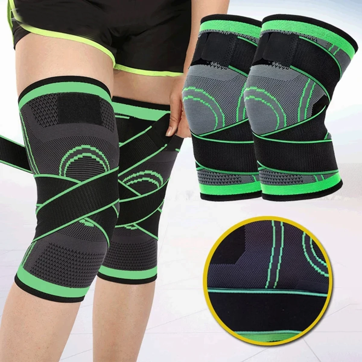 একজোড়া Knee Compression Sleeve