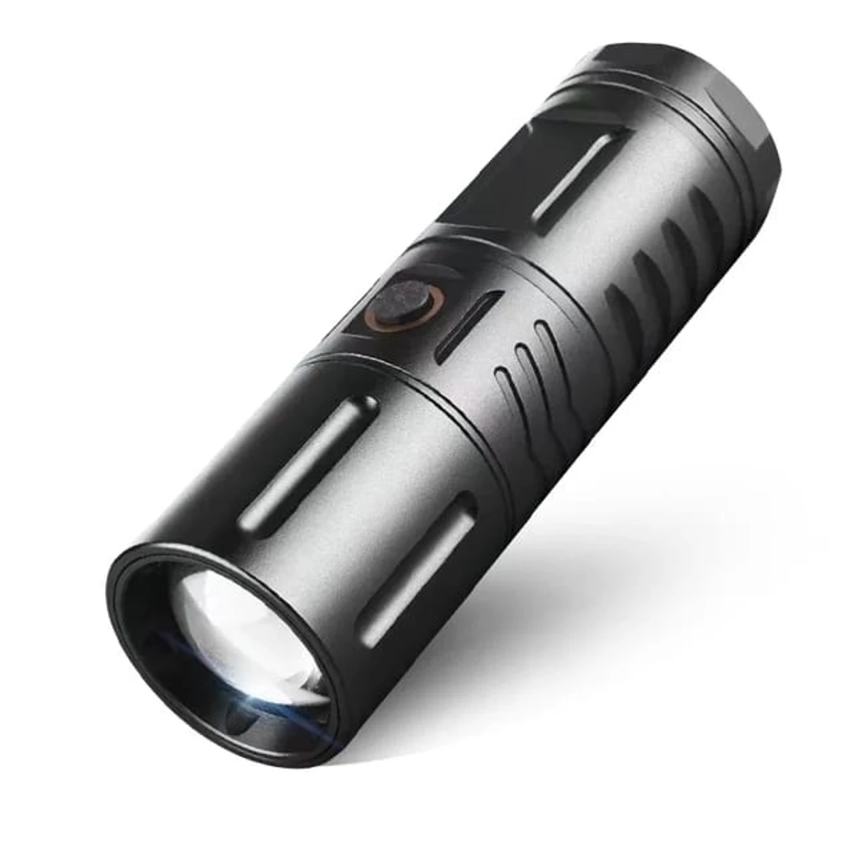 Rechargeable LED Torch Light , Waterproof Strong LED Flashlight With Power Bank